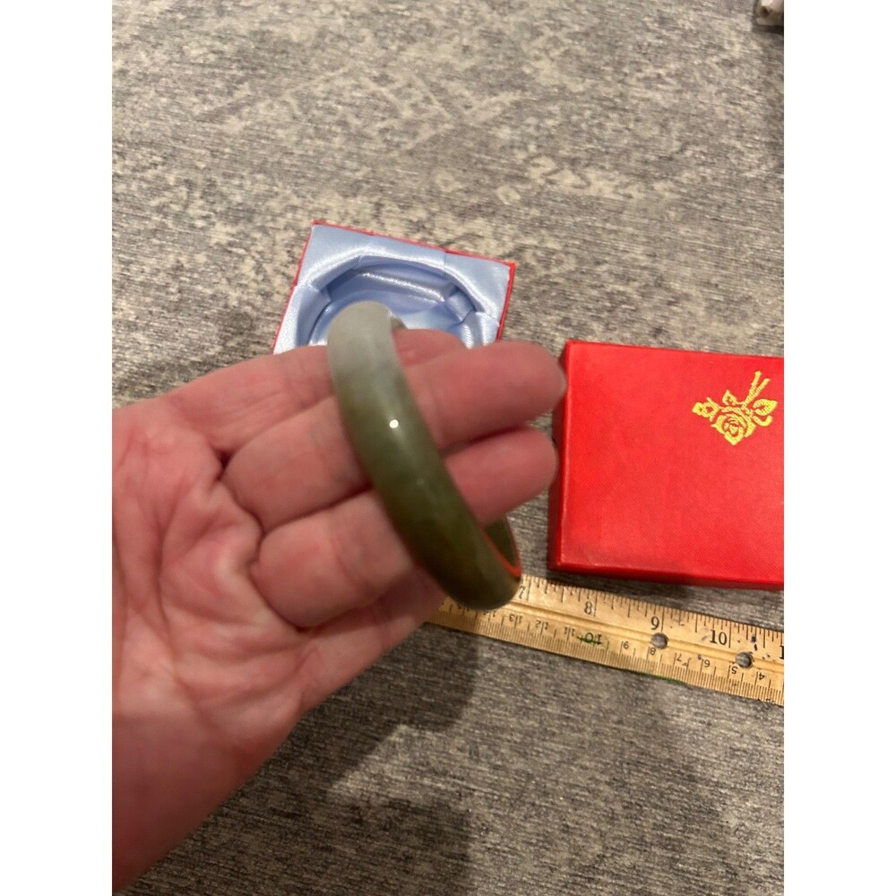 Buddha natural stone jade bangle